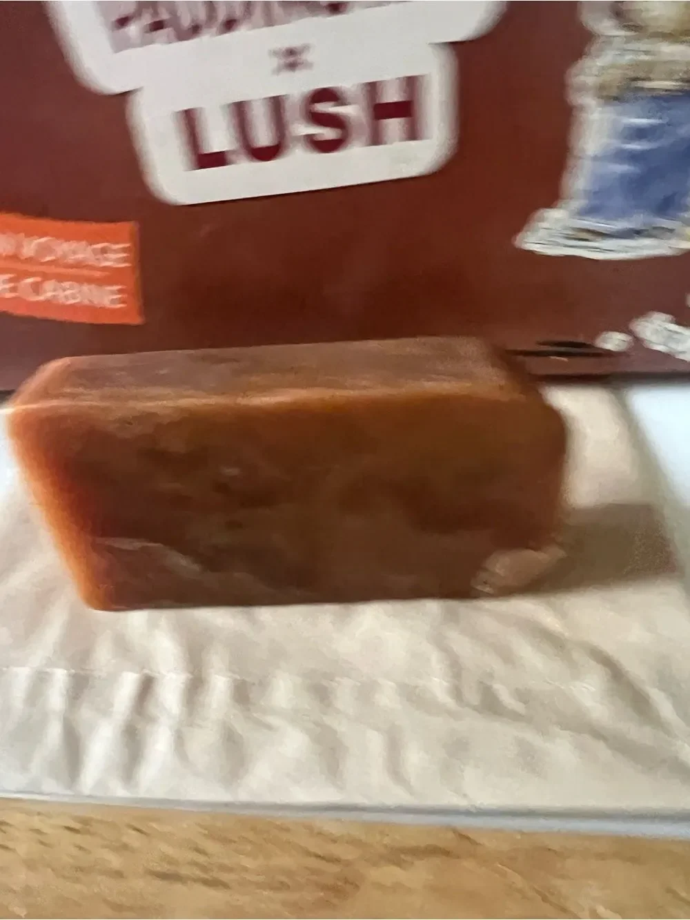 Lush X Paddington Soap PLEASE LOOK AFTER THIS BEAR THANK YOU 3.5 oz